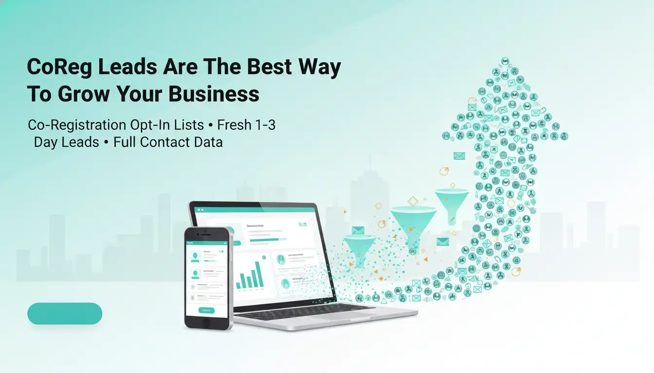 CoReg Leads Are The Best Way To Grow Your Business List57