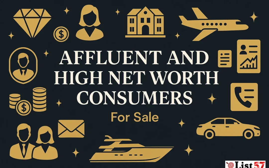 Affluent and High Net Worth Consumers Lists For Sale