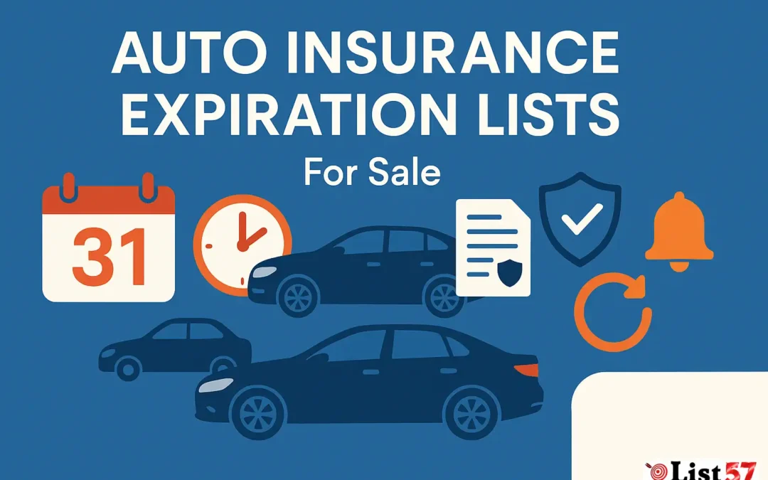 Auto Insurance Expiration Lists For Sale