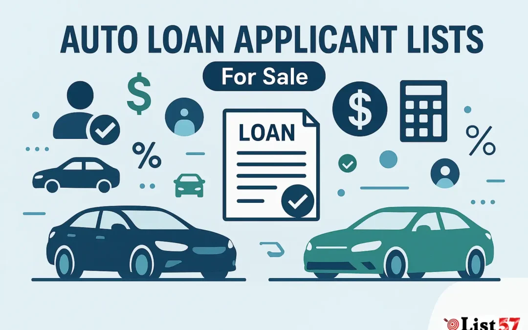 Auto Loan Applicant Lists For Sale