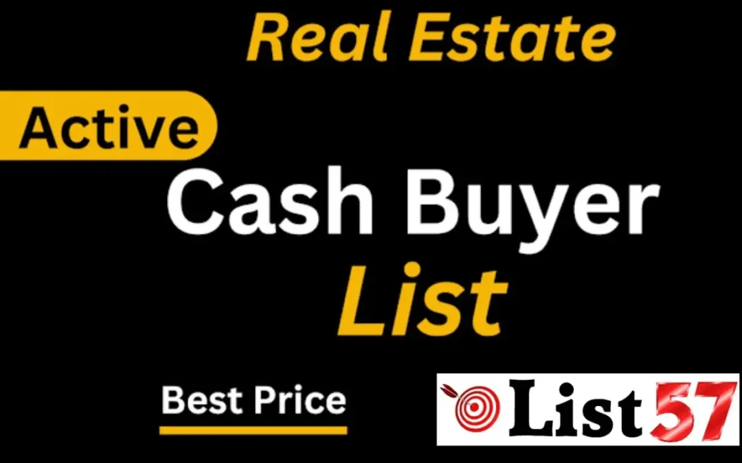 Cash Buyer Lists – Verified Real Estate Investors Buyers