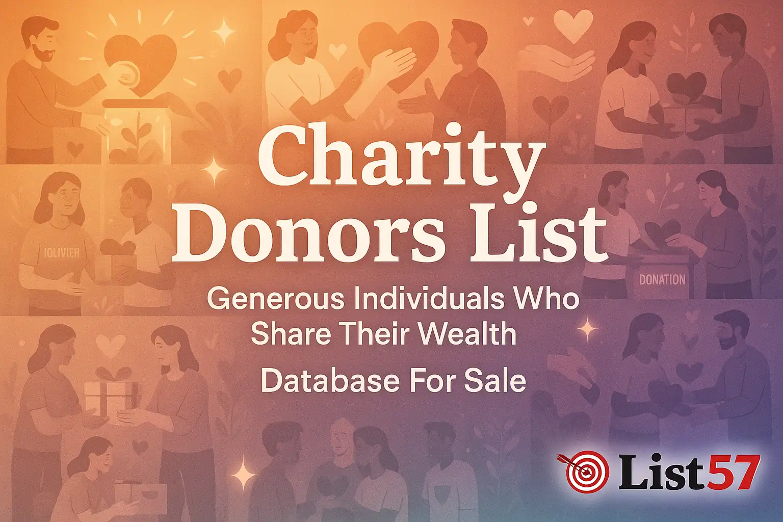 Charity Donors List Generous Individuals Who Share Their Wealth Database For Sale List57