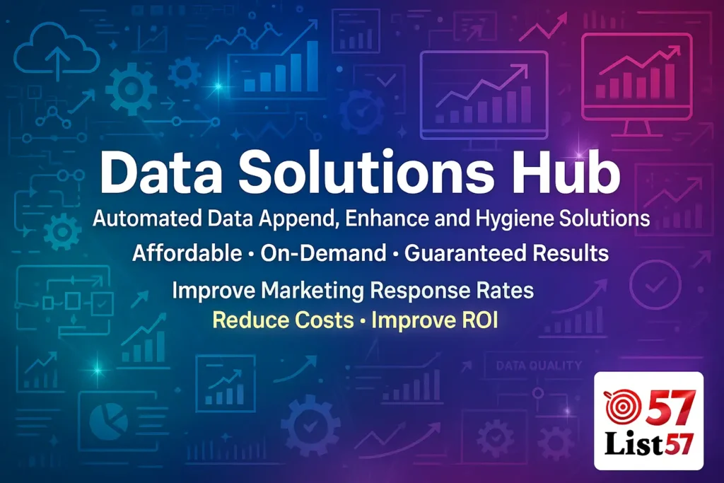 Data Solutions Hub Append Enhance Hygiene List57