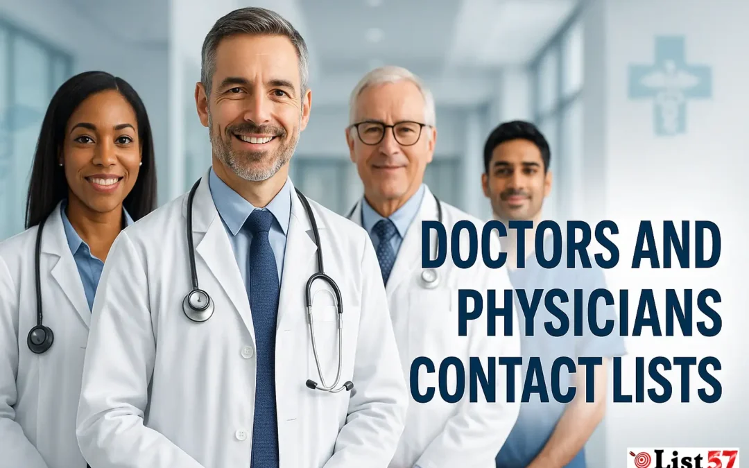 Doctors And Physicians Contact Lists For Sale