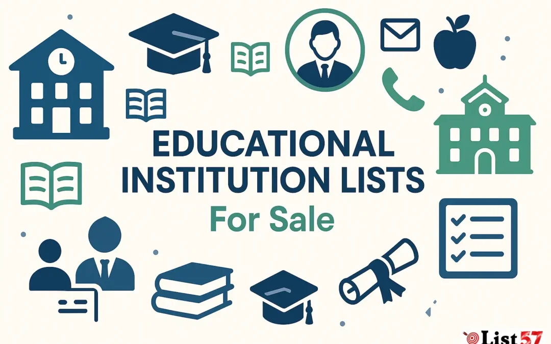 Educational Institution Lists For Sale