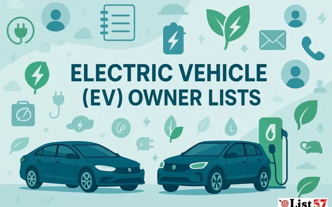 Electric Vehicle (EV) Owner Lists For Sale