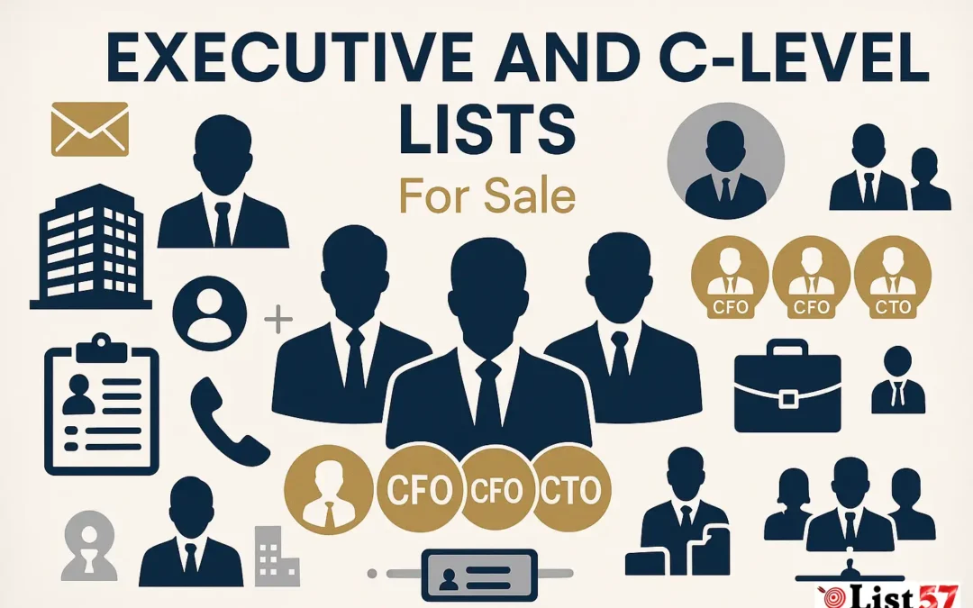 Executive and C-Level Lists For Sale