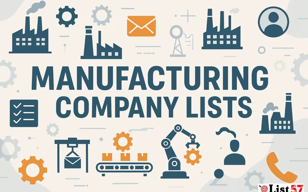 Manufacturing Company Lists For Sale