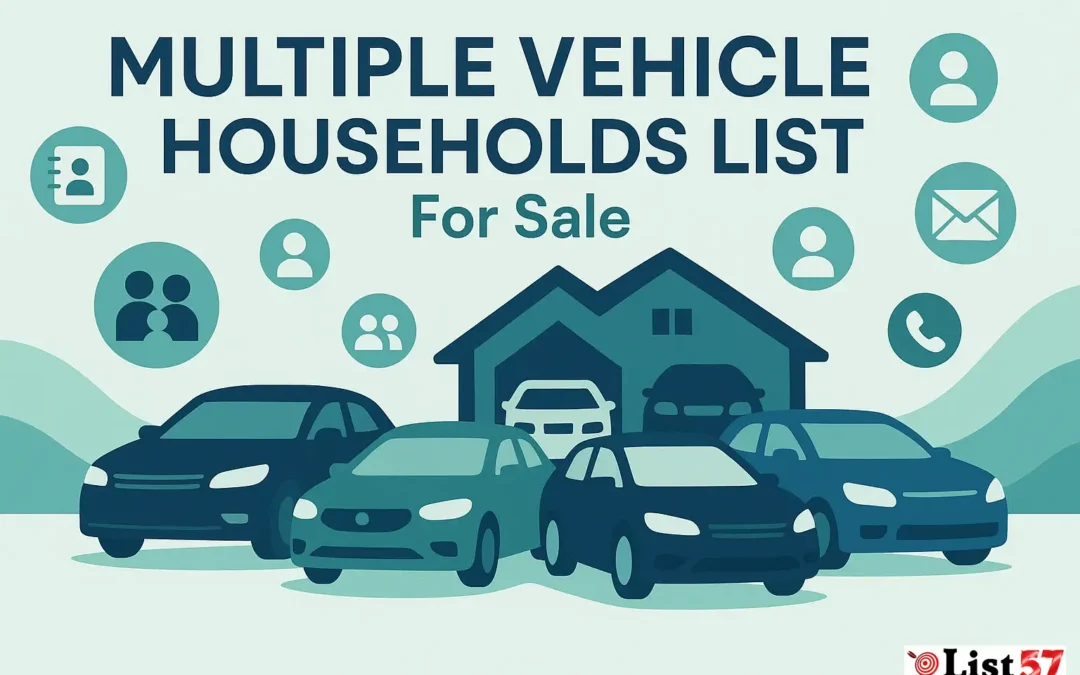 Multiple Vehicle Households List For Sale