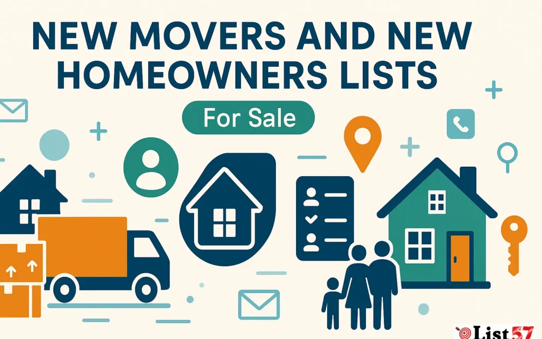 New Movers and New Homeowners Lists For Sale