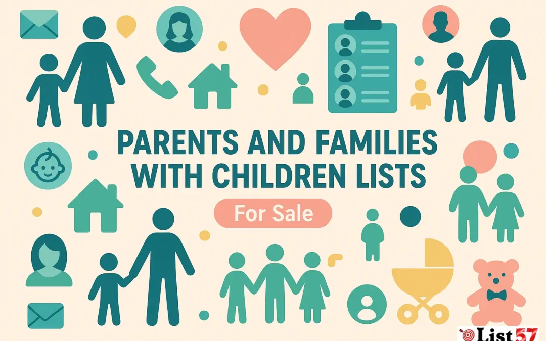 Parents and Families with Children Lists For Sale