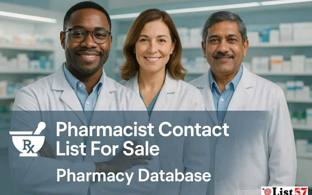 Pharmacist Contact List For Sale | Pharmacy Database
