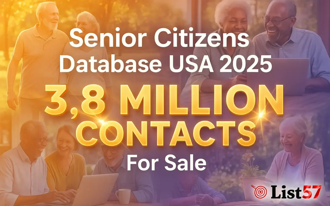 Senior Citizens Database USA 2025 | 3.8 Million Contacts For Sale