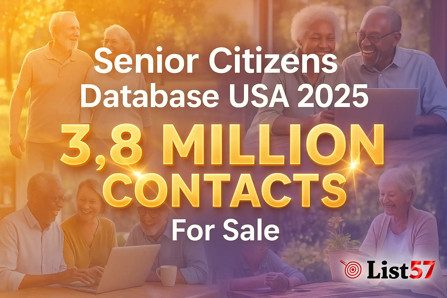 Senior Citizens Database USA 2025 | 3.8 Million Contacts For Sale List57