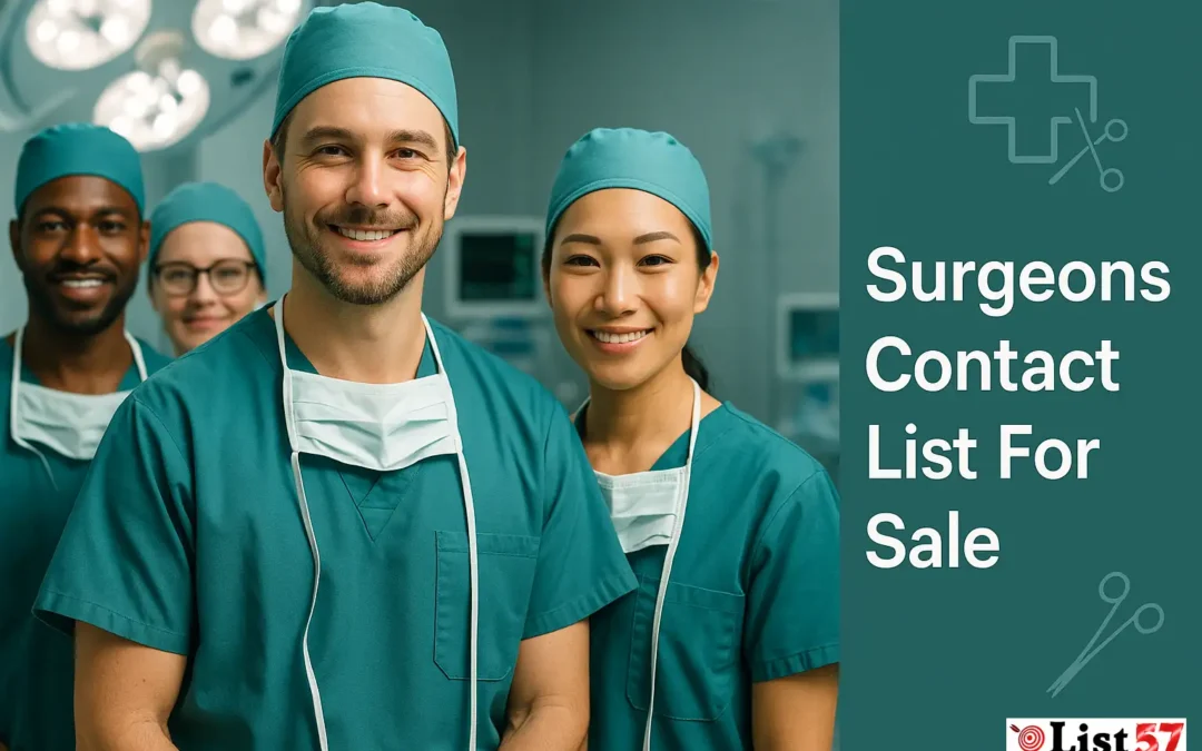 Surgeons Contact List For Sale