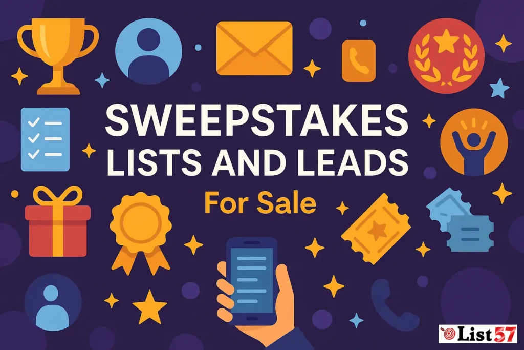 Sweepstakes Lists and Leads For Sale List57