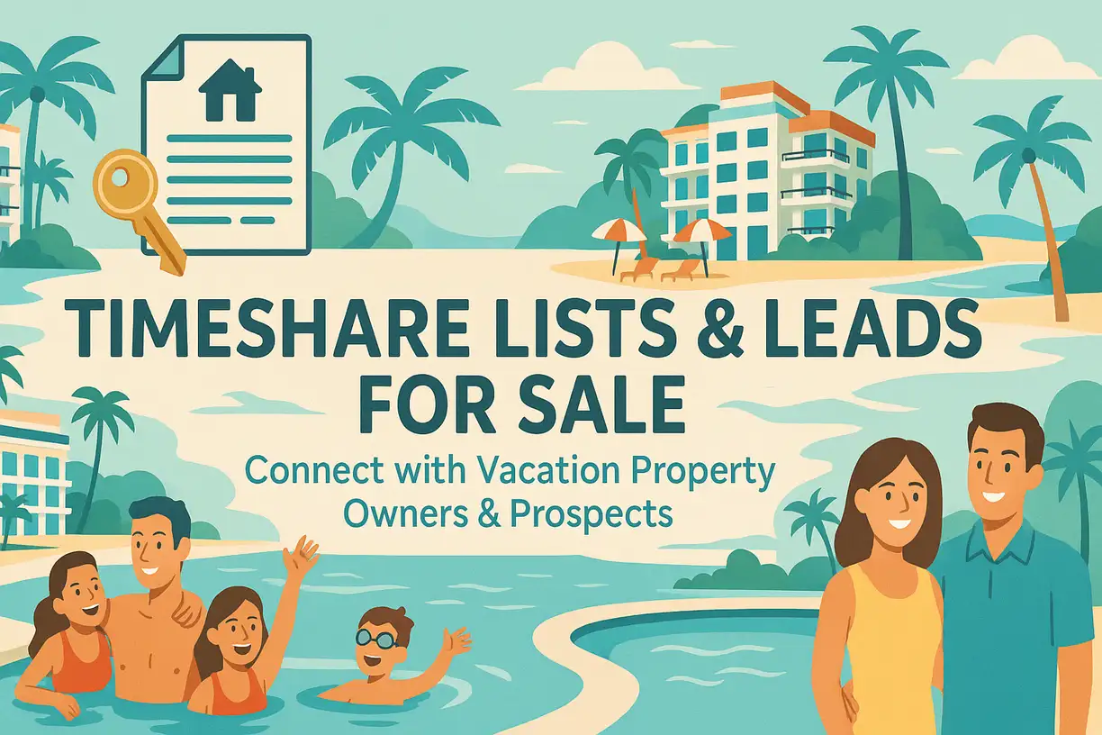 TimeShare Marketing Lists and Leads For Sale List57