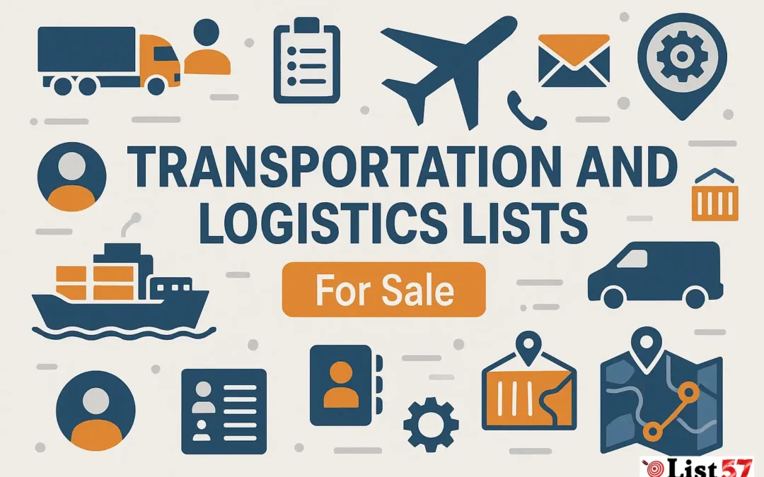 Transportation and Logistics Lists For Sale