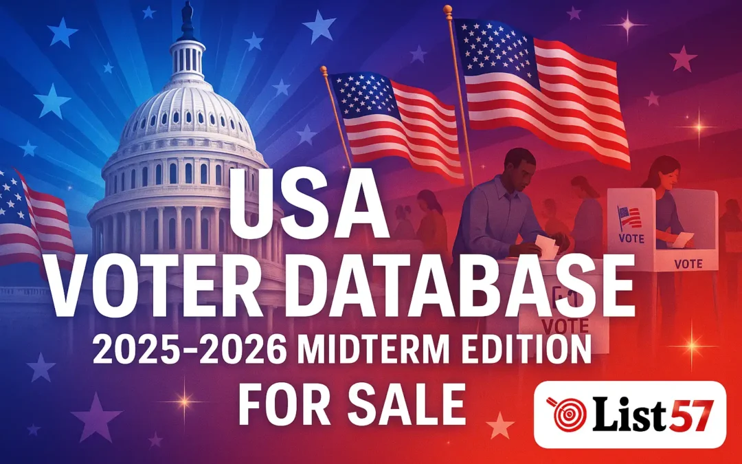 Voter Database USA 2025-2026 Midterm Edition – 120 Million Opt-In Voter Records