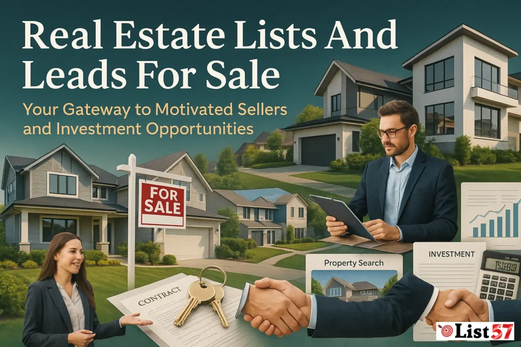 Real Estate Lists And Leads For Sale List57