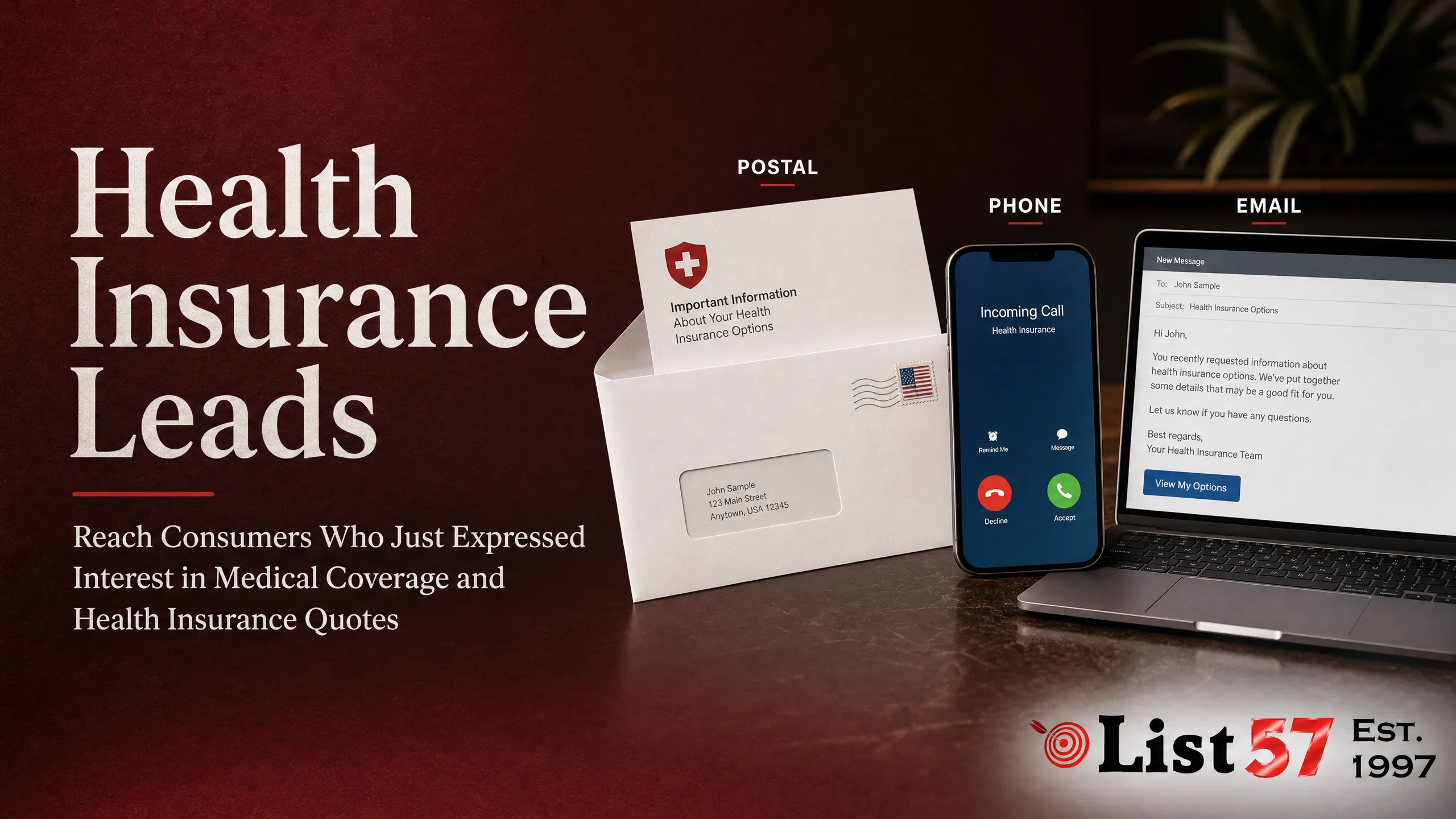 Health insurance opt-in leads